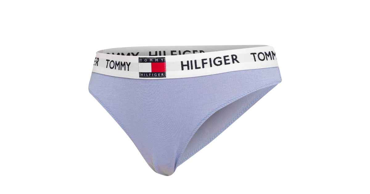 TOMMY HILFIGER BIKINI DAMSKIE MAJTKI NIEBIESKIE UW UW DYB
