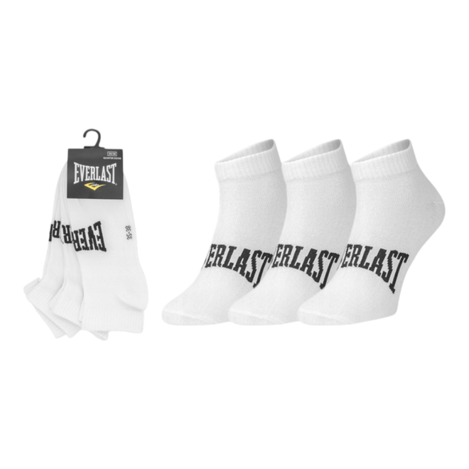 EVERLAST SKARPETY SKARPETKI STOPKI 3P BIAŁE SKQ002-02