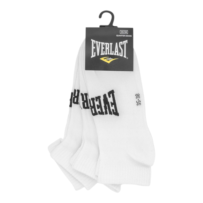 EVERLAST SKARPETY SKARPETKI STOPKI 3P BIAŁE SKQ002-02