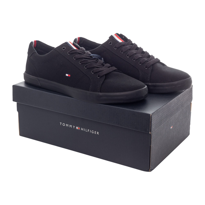 TOMMY HILFIGER BUTY MĘSKIE TRAMPKI HARLOW 1D BLACK FM0FM00596 0GJ