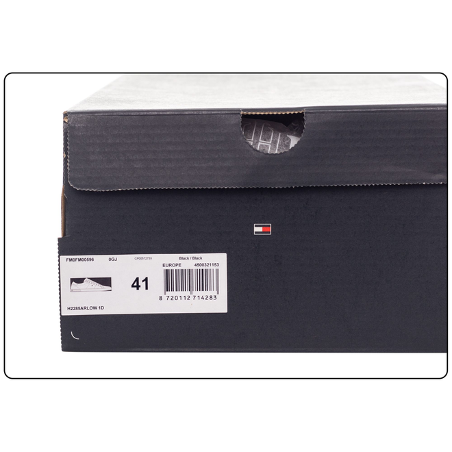 TOMMY HILFIGER BUTY MĘSKIE TRAMPKI HARLOW 1D BLACK FM0FM00596 0GJ