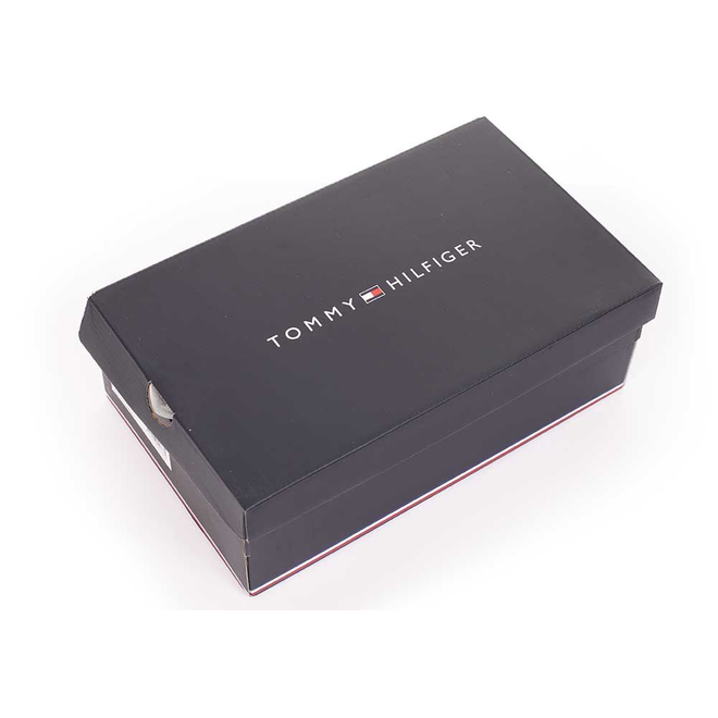 TOMMY HILFIGER BUTY MĘSKIE TRAMPKI ICONIC SLIP ON SNEAKER BLACK FM0FM00597 0GK