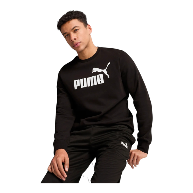 PUMA BLUZA MĘSKA DRESOWA ESS NO.1 LOGO CREW CZARNA 682558 01