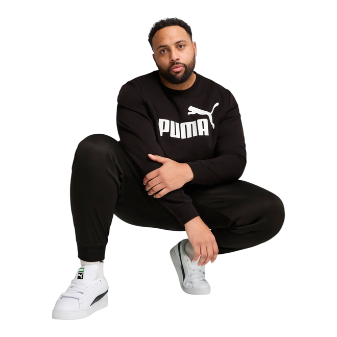 PUMA BLUZA MĘSKA DRESOWA ESS NO.1 LOGO CREW CZARNA 682558 01