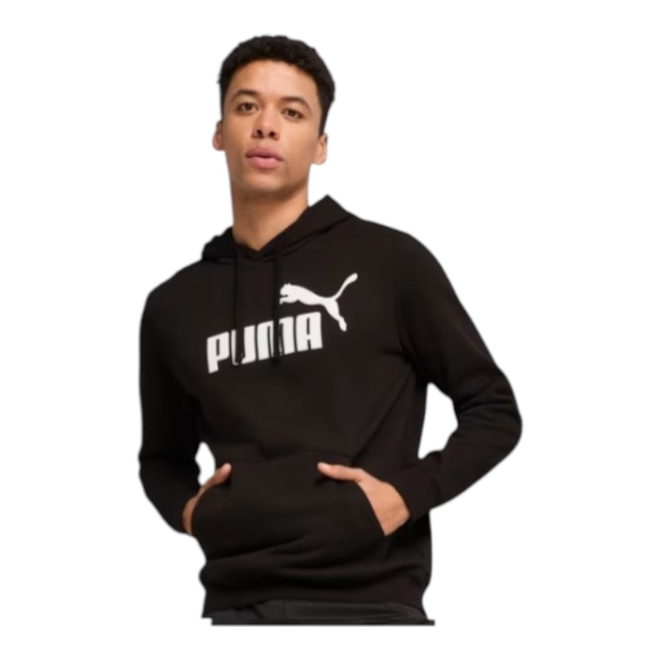 PUMA BLUZA MĘSKA Z KAPTUREM ESS NO. 1 LOGO HOODIE CZARNA 682570 01