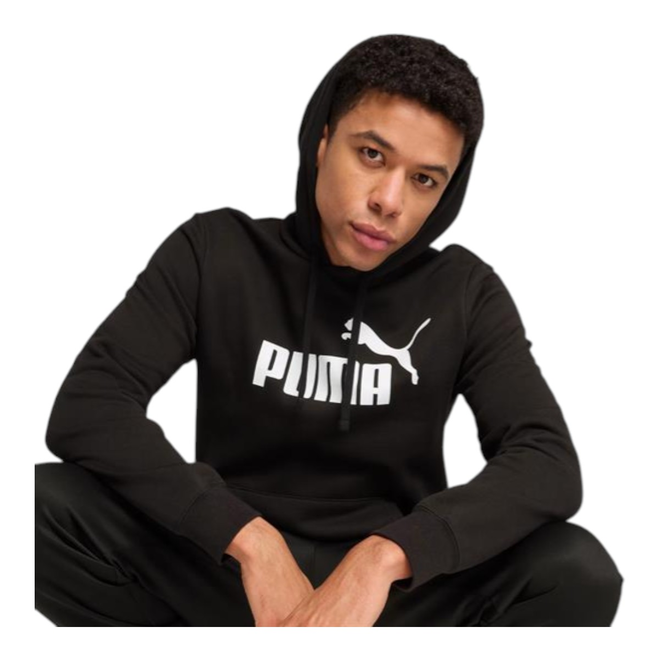 PUMA BLUZA MĘSKA Z KAPTUREM ESS NO. 1 LOGO HOODIE CZARNA 682570 01