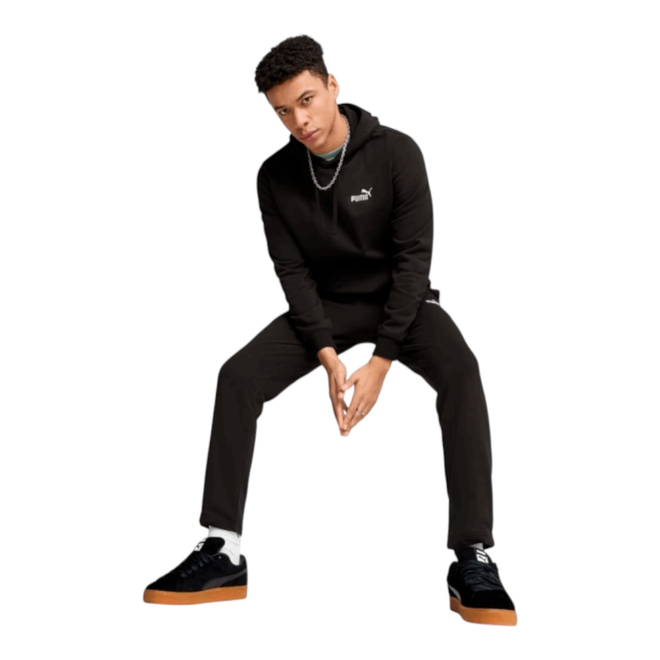 PUMA BLUZA MĘSKA Z KAPTUREM ESS SMALL No.1 LOGO HOODIE CZARNA 682574 01