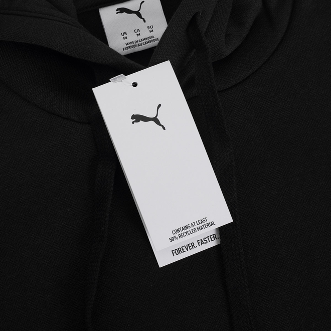 PUMA BLUZA MĘSKA Z KAPTUREM ESS SMALL No.1 LOGO HOODIE CZARNA 682574 01