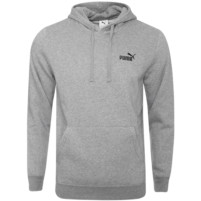 PUMA BLUZA MĘSKA Z KAPTUREM ESS SMALL No.1 LOGO HOODIE SZARA 682574 03