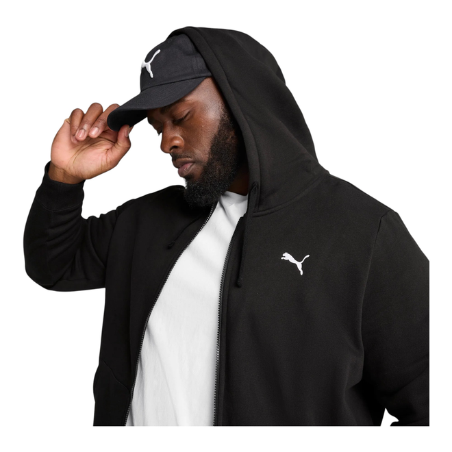 PUMA MĘSKA BLUZA ESS FULL-ZIP HOODIE CZARNA 682590 01