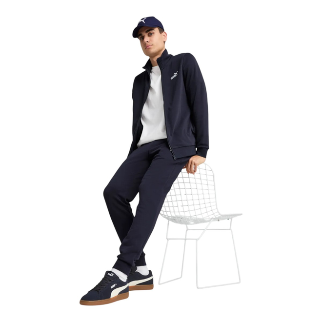 PUMA MĘSKI DRES KOMPLETNY ESS SWEAT SUIT GRANATOWY 684848 16