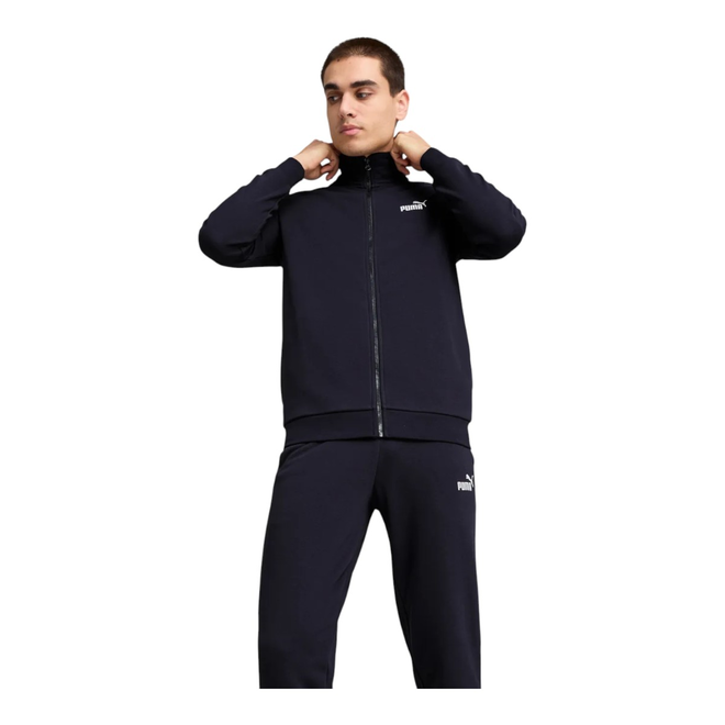 PUMA MĘSKI DRES KOMPLETNY ESS SWEAT SUIT GRANATOWY 684848 16