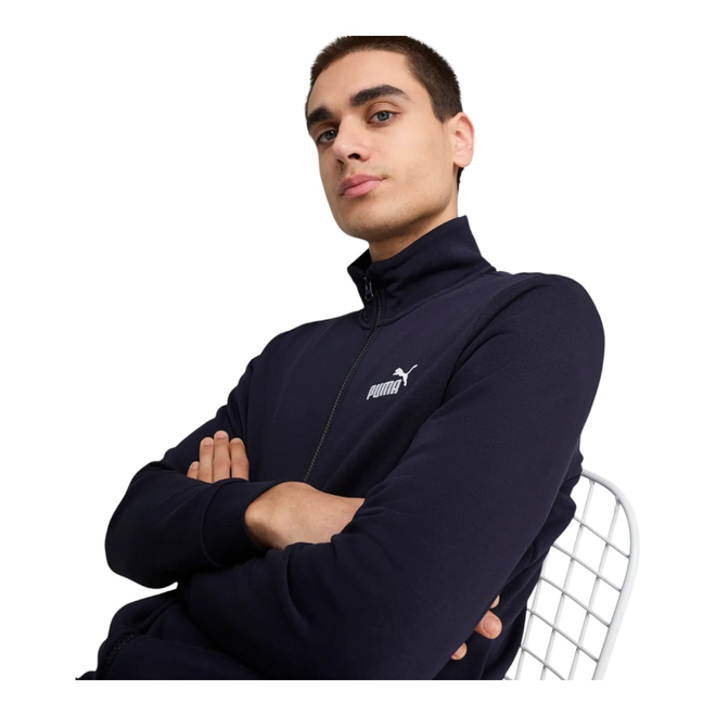 PUMA MĘSKI DRES KOMPLETNY ESS SWEAT SUIT GRANATOWY 684848 16