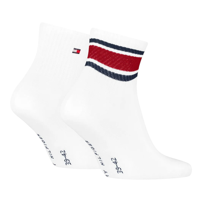 TOMMY HILFIGER SKARPETY SKARPETKI STOPKI 2P BIAŁE 701236322 001