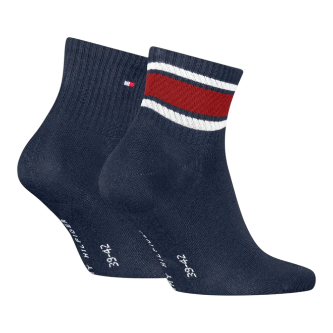 TOMMY HILFIGER SKARPETY SKARPETKI STOPKI 2P GRANATOWE 701236322 002