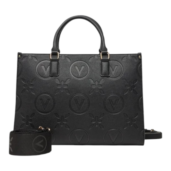 VALENTINO TOREBKA DAMSKA SAMBA RE SHOPPING CZARNA VBS8ZG05 001