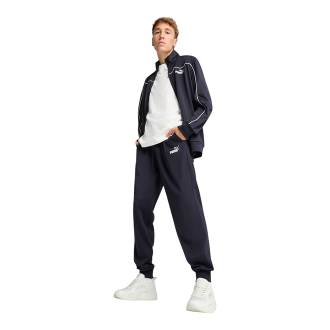 PUMA MĘSKI DRES KOMPLETNY POLY PIPING SUIT GRANATOWY 684852 16