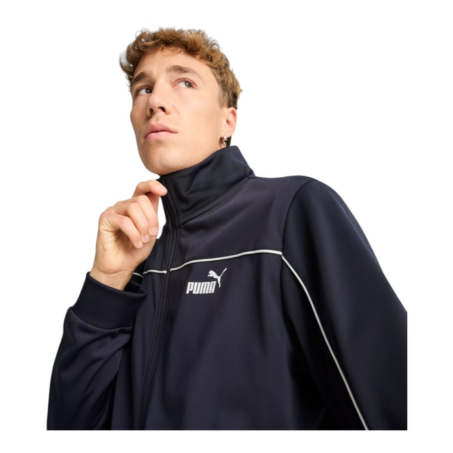 PUMA MĘSKI DRES KOMPLETNY POLY PIPING SUIT GRANATOWY 684852 16