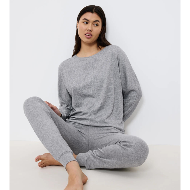 Cozy Comfort Top X Medium Grey Melange - M033 10225063*M033