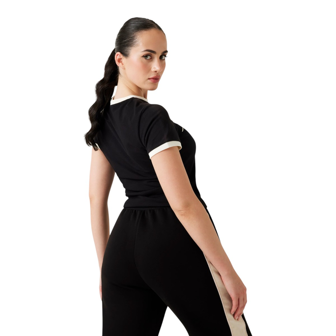 GUESS KOSZULKA DAMSKA T-SHIRT CARMEN SS CN CZARNA V5YI01J1314 JBLK