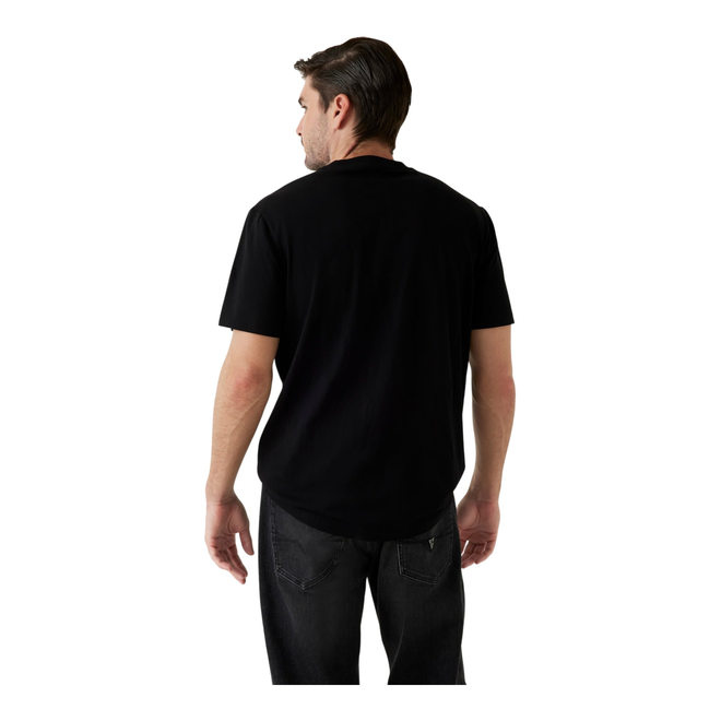 GUESS KOSZULKA MĘSKA T-SHIRT CN SS SMALL LOGO TEE CZARNA M5BI05I3Z14 JBLK