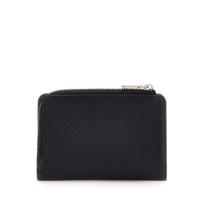 GUESS PORTFEL DAMSKI LAUREL II SLG SMALL ZIP CZARNY SWZG7459156 BLA