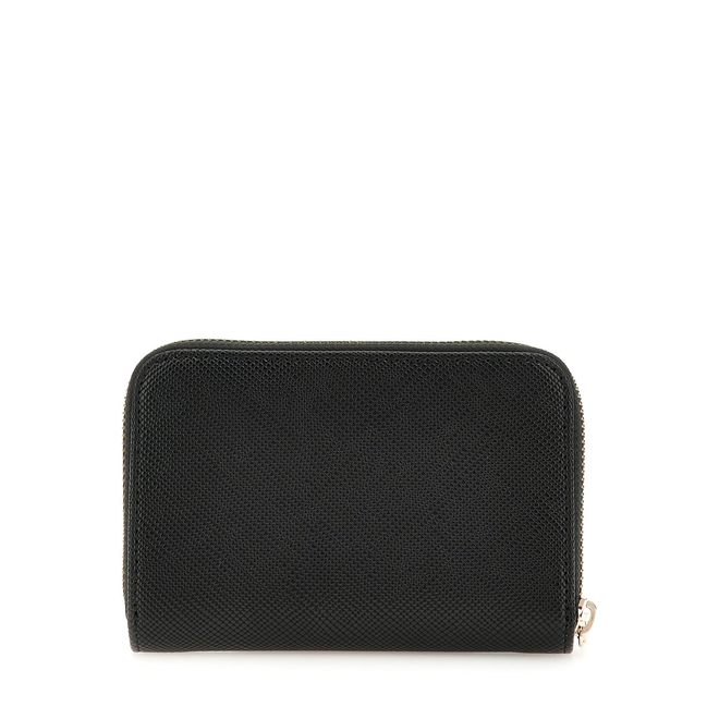 GUESS PORTFEL DAMSKI ROSALBA SLG MEDIUM ZIP CZARNY SWZG9657140 BLA