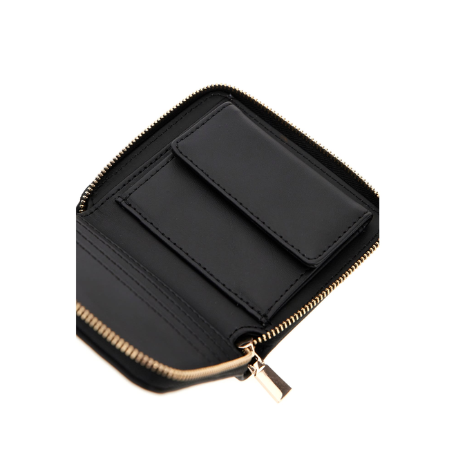 GUESS PORTFEL DAMSKI TALENT SLG SMALL ZIP CZARNY SWNG9669137 BLA