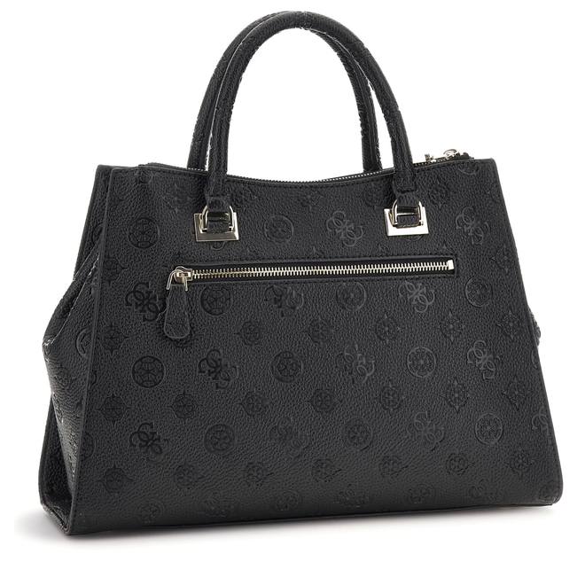 GUESS TOREBKA DAMSKA CRESIDIA II SOCIETY SATCHEL CZARNA HWPD9888070 BLO