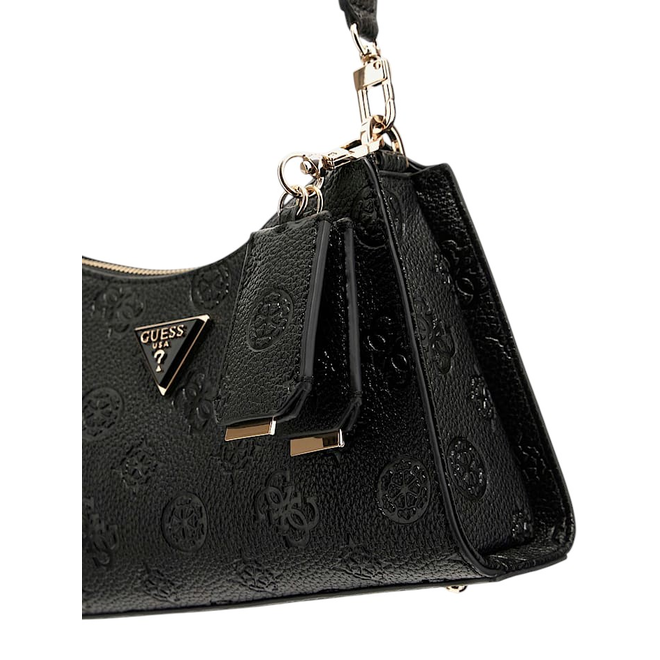 GUESS TOREBKA DAMSKA CRESIDIA II TOP ZIP CZARNA HWPD9888180 BLO