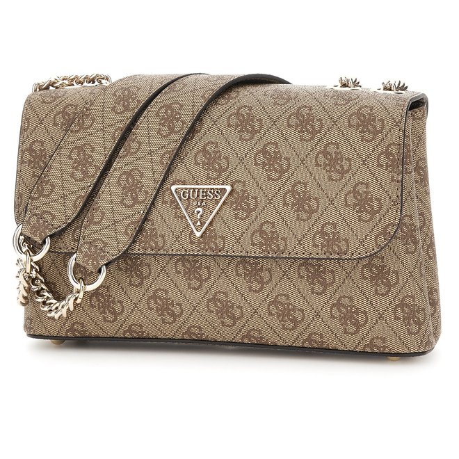 GUESS TOREBKA DAMSKA ECO ERICA CNVRTBLE XBODY BRĄZOWA/LATTE HWESG951020 LTL