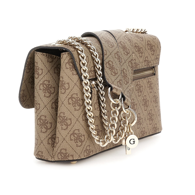 GUESS TOREBKA DAMSKA ECO ERICA CNVRTBLE XBODY BRĄZOWA/LATTE HWESG951020 LTL