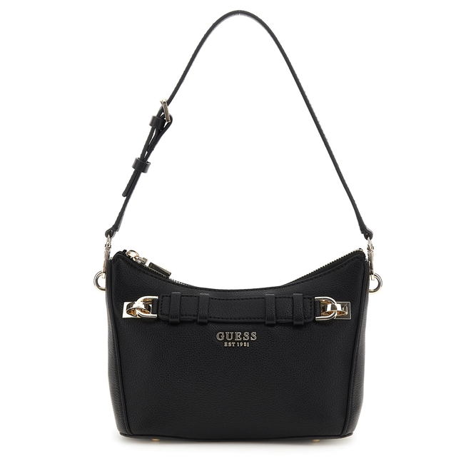 GUESS TOREBKA DAMSKA GREGORIA TOP ZIP SHOULDER BAG CZARNA HWBG8546170 BLA