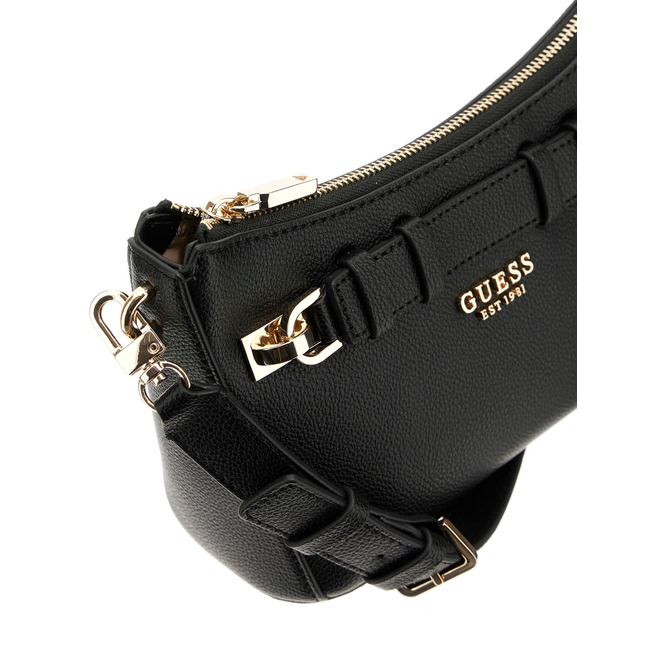 GUESS TOREBKA DAMSKA GREGORIA TOP ZIP SHOULDER BAG CZARNA HWBG8546170 BLA