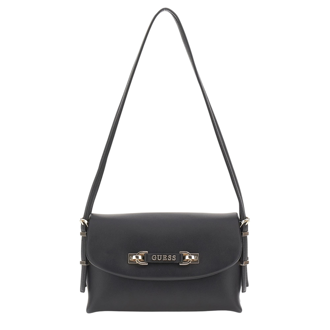 GUESS TOREBKA DAMSKA LEFIA FLAP SHOULDER CZARNA HWBG9644190 BLA