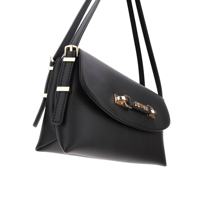 GUESS TOREBKA DAMSKA LEFIA FLAP SHOULDER CZARNA HWBG9644190 BLA