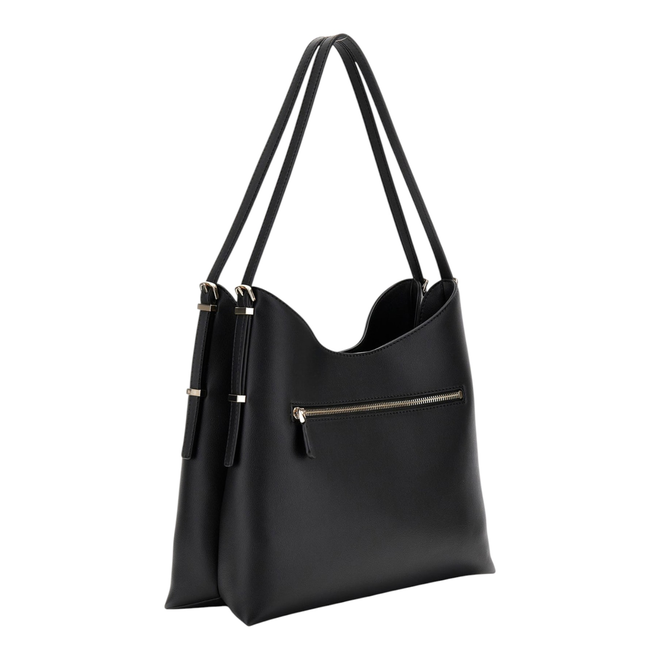 GUESS TOREBKA DAMSKA LEFIA LARGE HOBO CZARNA HWBG9644020 BLA