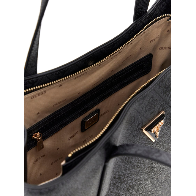 GUESS TOREBKA DAMSKA MERIDIAN II GIRLFRIEND CZARNO-SZARA HWSG6974230 CLO