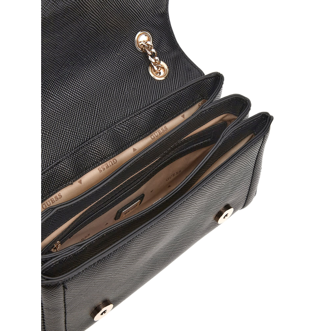 GUESS TOREBKA DAMSKA NOELLE II CONVERTIBLE XBODY CZARNA HWZG9672210 BLA