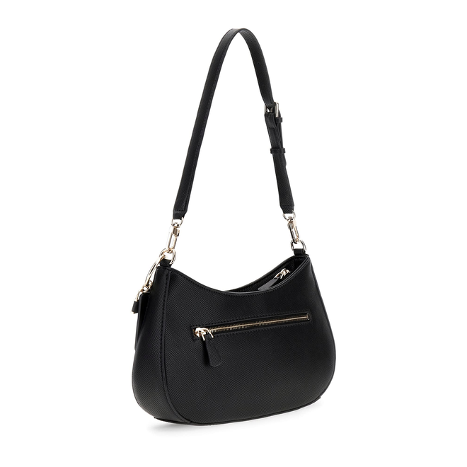 GUESS TOREBKA DAMSKA NOELLE II TOP ZIP SHOULDER BAG CZARNA HWZG9672180 BLA