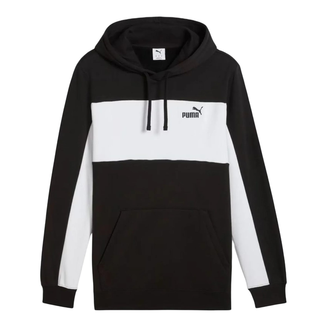 PUMA BLUZA MĘSKA Z KAPTUREM ESS BLOCK HOODIE CZARNA 684686 01