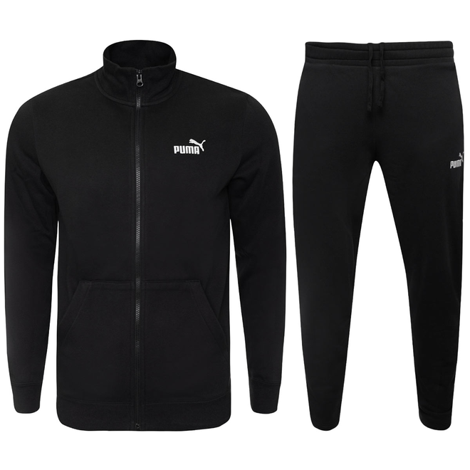 PUMA MĘSKI DRES KOMPLETNY ESS NO.1 LOGO CZARNY 682582 01, 682610 01