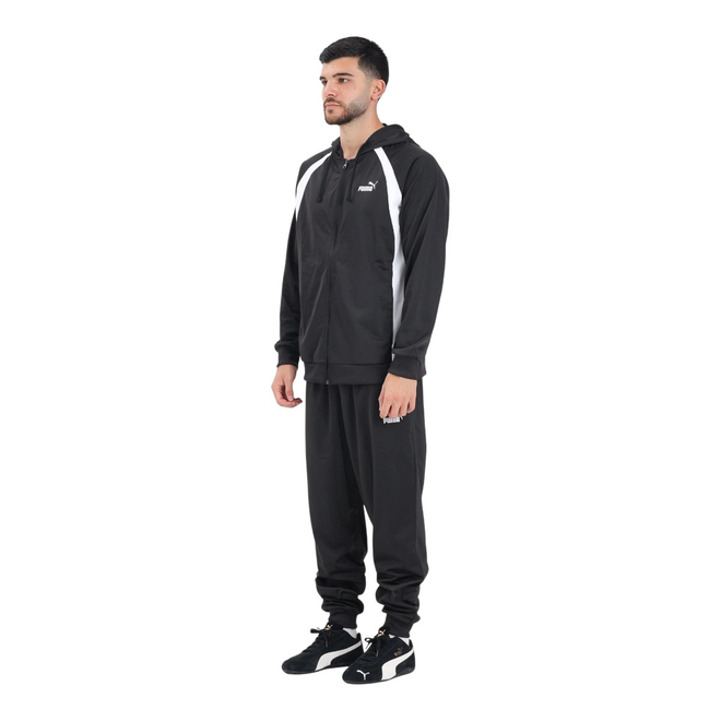 PUMA MĘSKI DRES KOMPLETNY HOODED POLY SUIT CZARNY 688171 01