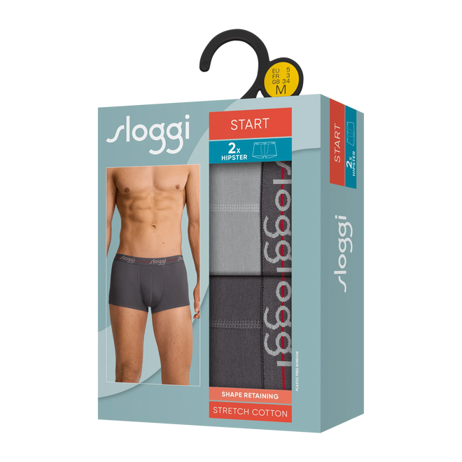 sloggi men Start Hipster C2P box Black Combination - 0034 10206968*0034