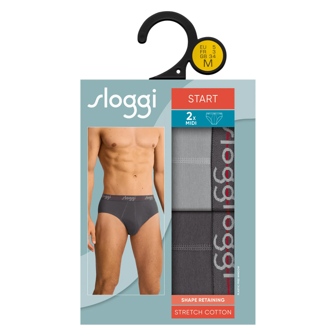 sloggi men Start Midi C2P box Black Combination - 0034 10206949*0034