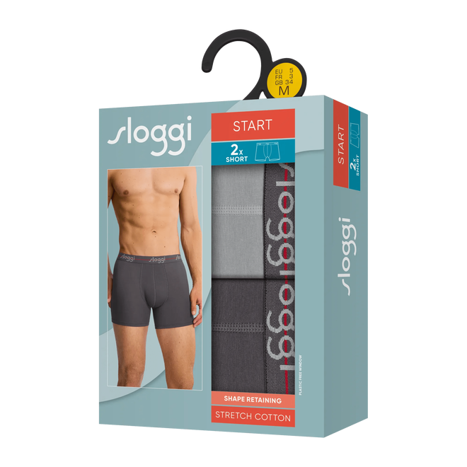 sloggi men Start Short C2P box Black Combination - 0034 10206948*0034