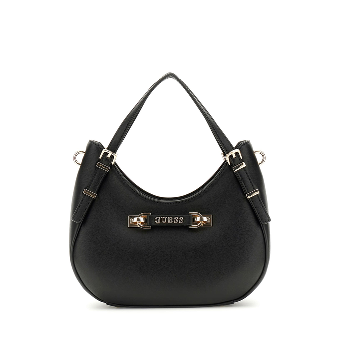 GUESS TOREBKA DAMSKA LEFIA SMALL SATCHEL CZARNA HWBG9644050 BLA