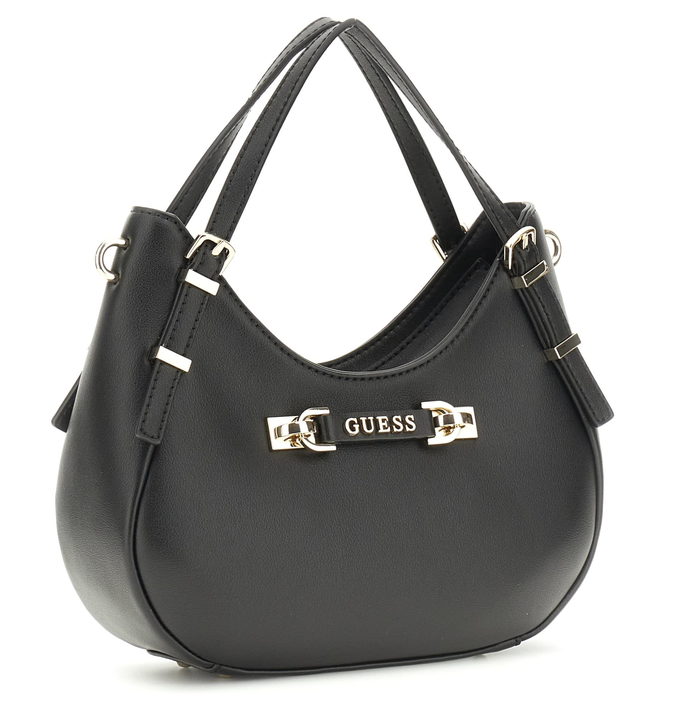 GUESS TOREBKA DAMSKA LEFIA SMALL SATCHEL CZARNA HWBG9644050 BLA