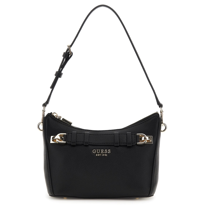 GUESS TOREBKA DAMSKA GREGORIA TOP ZIP SHOULDER BAG CZARNA
