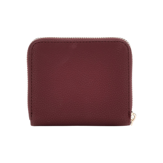 GUESS PORTFEL DAMSKI LAUREL II SLG SMALL ZIP BORDOWY SWBG7459137 WIN